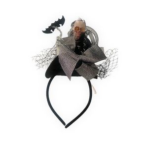 Women ‘s Skull Veil Headband Couture New